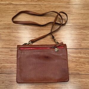 Brown Clare v crossbody bag - small stain pictured.